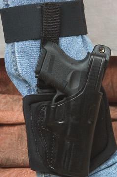 001 FRONT POCKET STYLE This holster may be carried in the front trouser pocket or a jacket pocket.