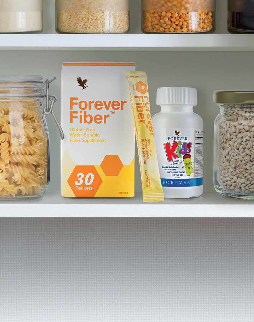 464 354 Fiber 464 354 Easily add additional fiber to your diet with our convenient packets, featuring four types of fiber including fructooligosaccharides (FOS), which is also a prebiotic.