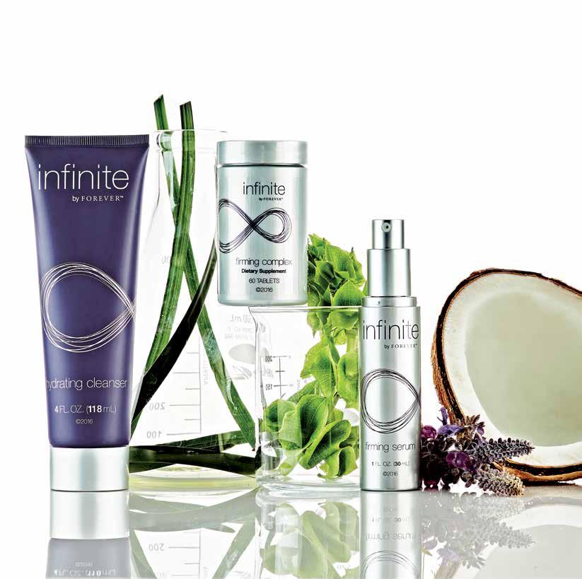 New Products infinite by hydrating cleanser 554 556 infinite by firming complex Hydrating cleanser is full of potent, naturally derived ingredients like apple extract, apple amino acid and coco fatty
