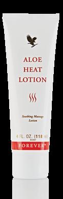 064 205 067 Aloe Heat Lotion A perfect ying and yang, this muscle soothing cream has heating agents, as well as cooling Aloe Vera gel.
