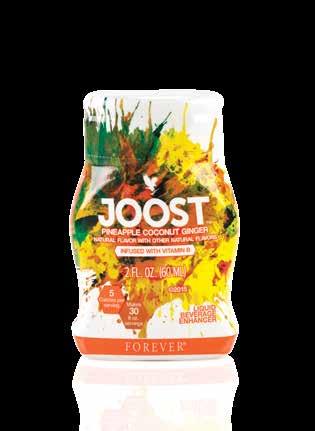 Drinks 516 517 JOOST 517 516 Boost the flavor of your favorite beverages, improve your hydration and up your B vitamin intake with a simple squeeze of JOOST.