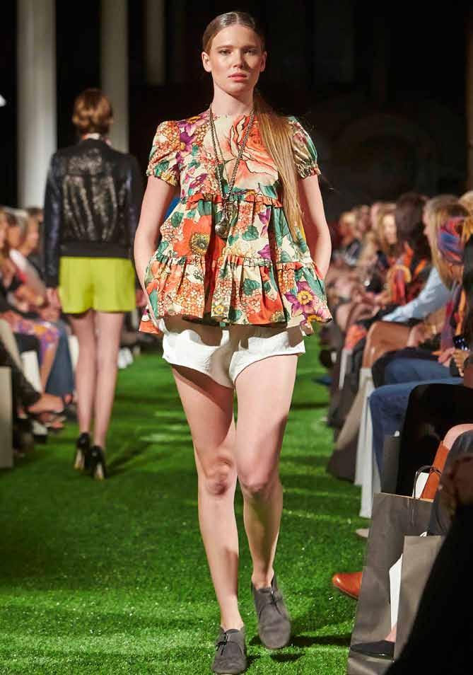 LOOK #61 R ed Valentino Top, MLM Shorts available at