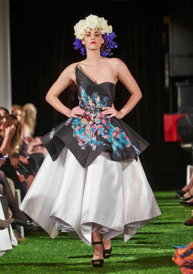 LOOK #90 Olesya Hancock couture gown,