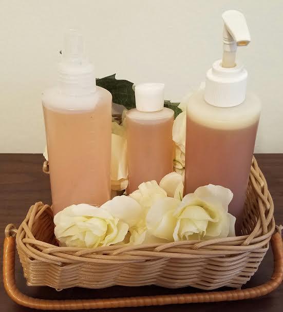 GREEN TEA BUNDLE FOR HAIR AND FACIAL CARE $30 Hair Growth Stimulating Green Tea Shampoo 8 oz Pump (15) Green Tea leave In Conditioner w/ Slippery elm and Horsetail 8 oz (12) Green Tea Facial Wash and