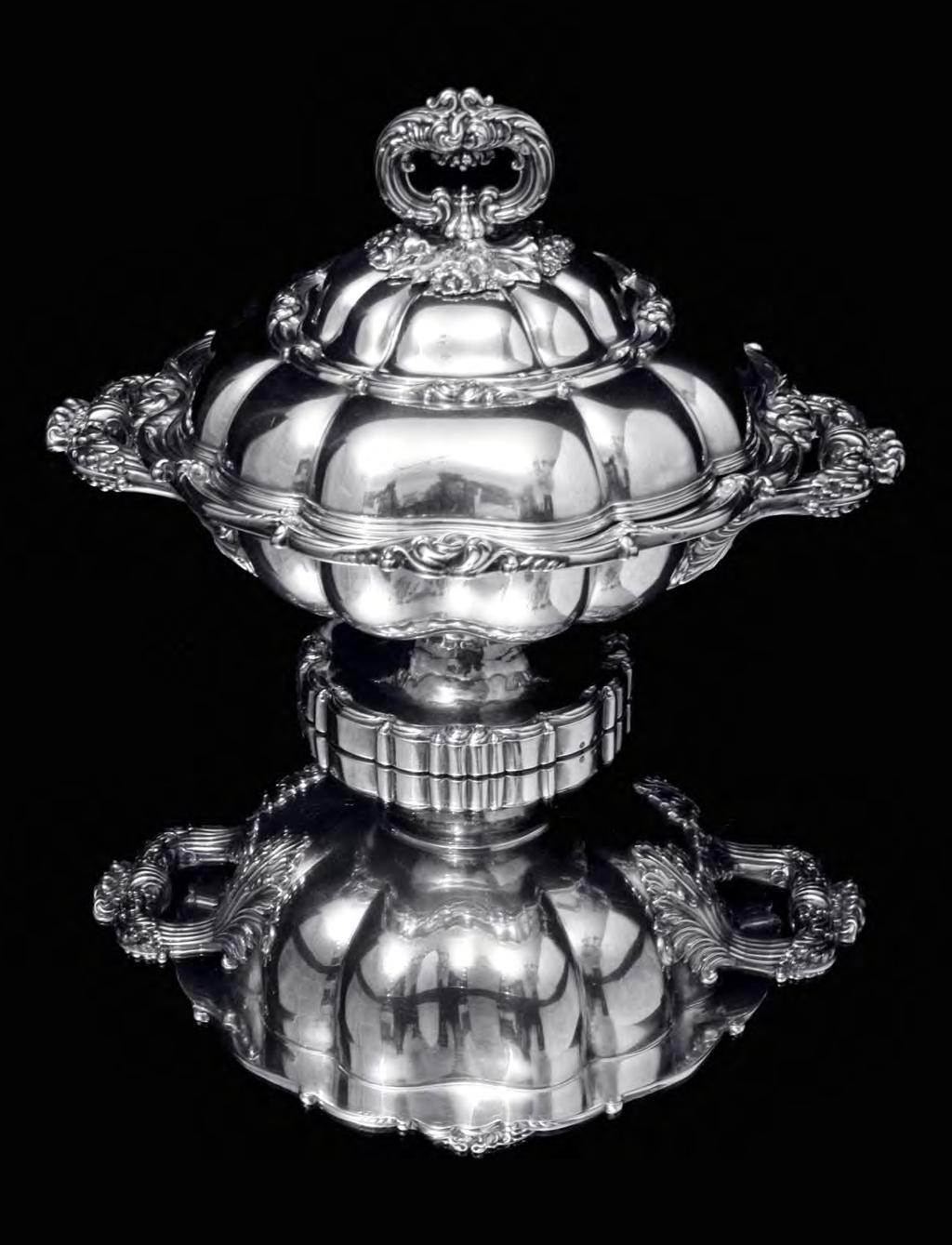 Another Magnificent Privately Commissioned Piece by France's Premier Silversmith "Jean- Baptiste Odiot", A Stunning Early 20th Century Covered Soup Tureen In Like