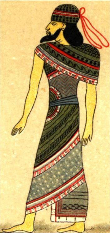 2.3.3. Oblačila starega veka Oblačila Asircev in Babiloncev so bila na zelo visoki stopnji razvoja, vsaj kar se tiče materiala.