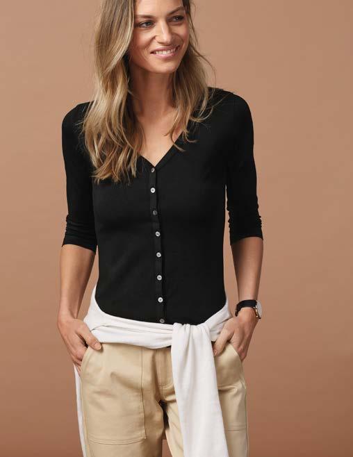29 Hanna Striped Top (TP751) $115 Monmouth Leather