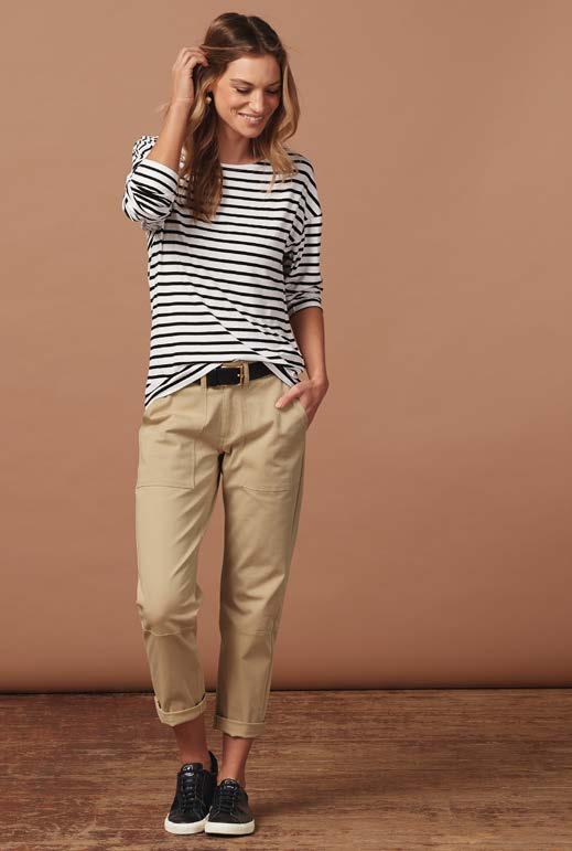Brook Relaxed Pants (TR587) $155 Cotton Twill Veja