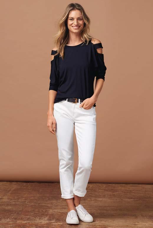 Brook Relaxed Pants (TR587) $155 Cotton Twill Right Calvin Top (TP555) $115