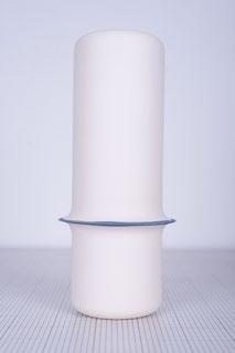 2015 Vase Ten Seconds - Bleu Petrol Faïence.