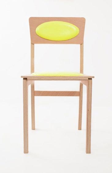 Kouign Kouign Chair - Yellow Fluo
