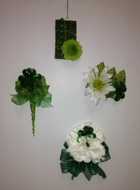 St Patrick s Day: Wearing O the Green Use this time to improve and update your boutonniere skills. Be creative with the designs.