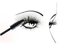 Smokey Eye-Look Step 6: For an expressive look Put Double Black Mascara on the upper and then the lower eye lashes.