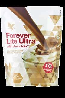 With 17 grams of protein, this tasty shake will shake up your diet and lifestyle. Contains soy. Vanilla 470 `2,249 400 g.136 Chocolate 471 `2,249 400 g.