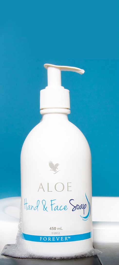Aloe Hand & Face Soap A mild, no-tears formula, Aloe Liquid Soap moisturizes as it cleans. Biodegradable, ph controlled and non-irritating, it s ideal for the entire family. 038 `1,070 450 ml.