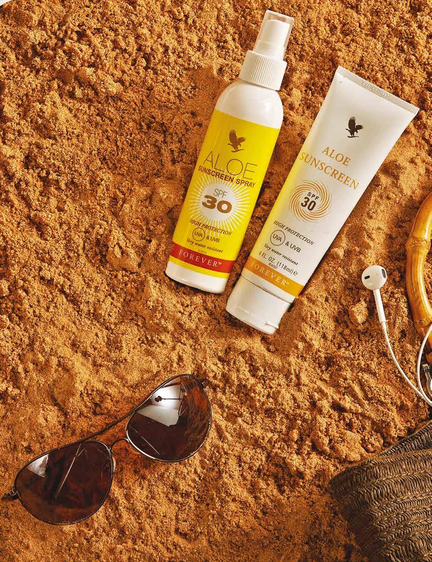 Some people put Aloe on after sun exposure, but sun-smart people know to put it on before, to sooth and protect skin, which is why all of our sunscreens contain skin-enhancing Aloe.