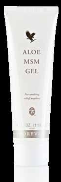 Even though it s quick to absorb, the tingling heat lingers long after the massage is over. Aloe MSM Gel MSM is an organic sulfur compound and the third highest mineral in our body.
