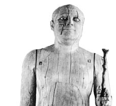 Figure 1. Statue of Ka-aper. 1.12 m. CG 34. wood scientifically analyzed, so all conclusions are tentative.