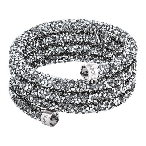 Modern Jewelry Bracelets & Cuffs Modern Jewelry Bracelets & Cuffs CRYSTALDUST BANGLE TRIPLE, M * 5277588-1 Color: crystal light chrome / crystal fine rocks/stainless steel 5.4 5.