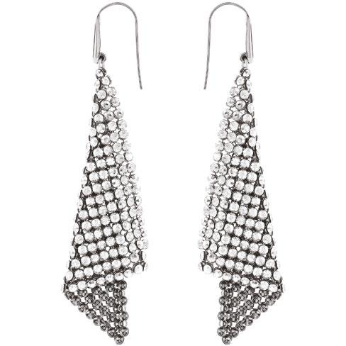 Modern Jewelry Pierced Earrings Modern Jewelry Pierced Earrings FIT PIERCED EARRINGS 976061-1 Color: crystal silver shade / rhodium-plated / crystal