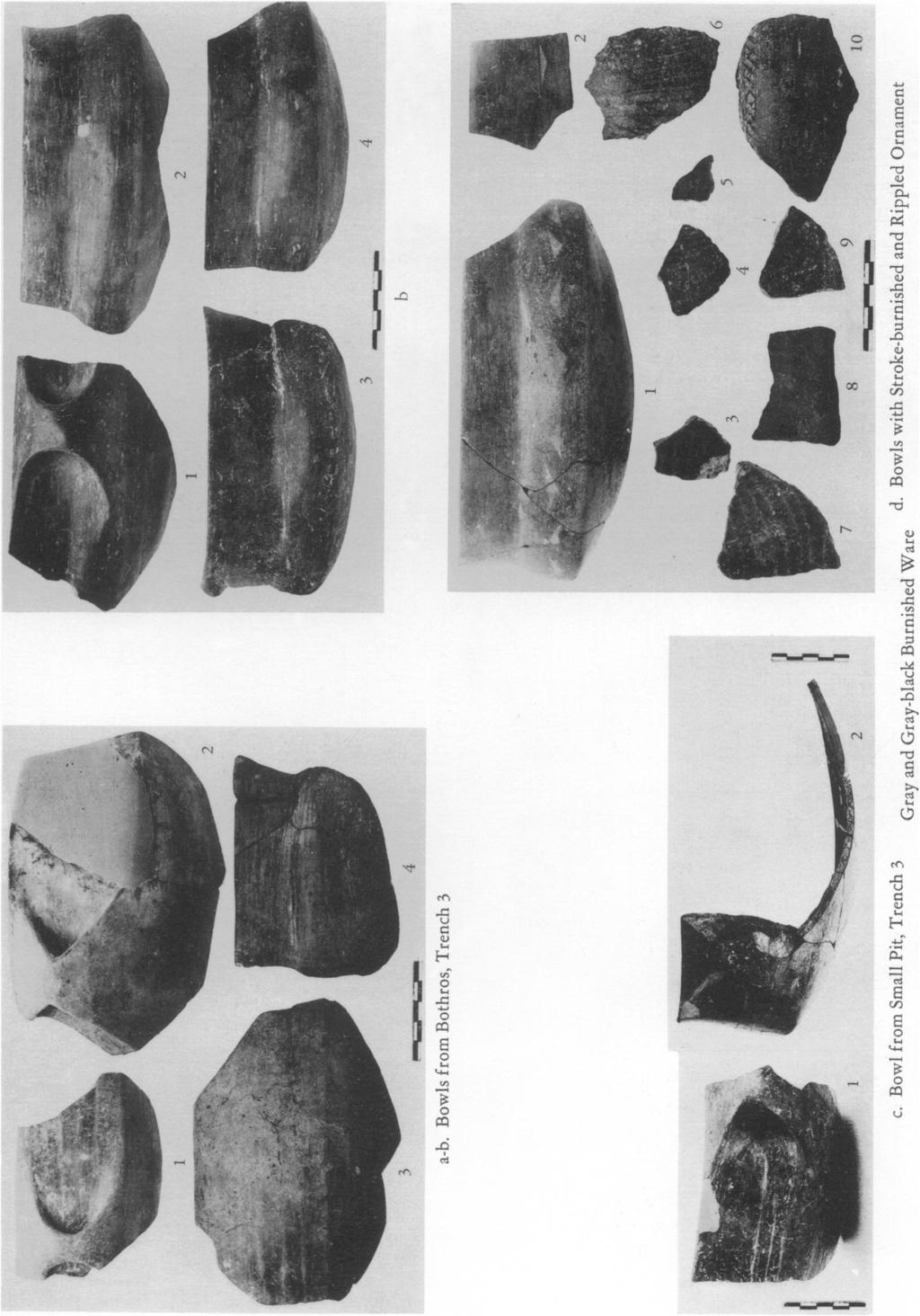 2 _~~~~~~~~~~~~~~~~~~~~~~ a-b. Bowls from Bothros, Trench 3 c.