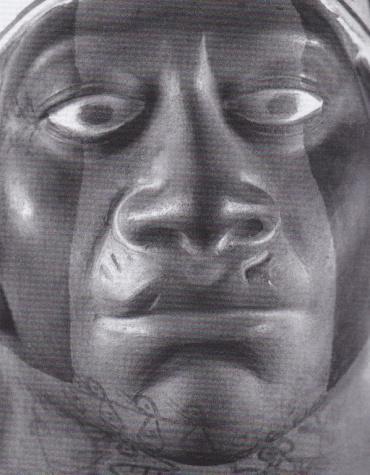 showing this person s scar on his upper lip (Museum für Völkerkunde, Berlin).
