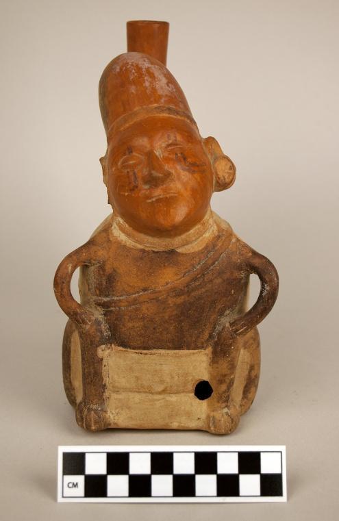 316 Catalog: 6308 / Accession: 184 Catalog Card/Inventory Information: Name = Effigy Pot People = Mochica (Moche III per Dan Shea 5/2002) Locality = Peru Country = South America How/When Accessioned