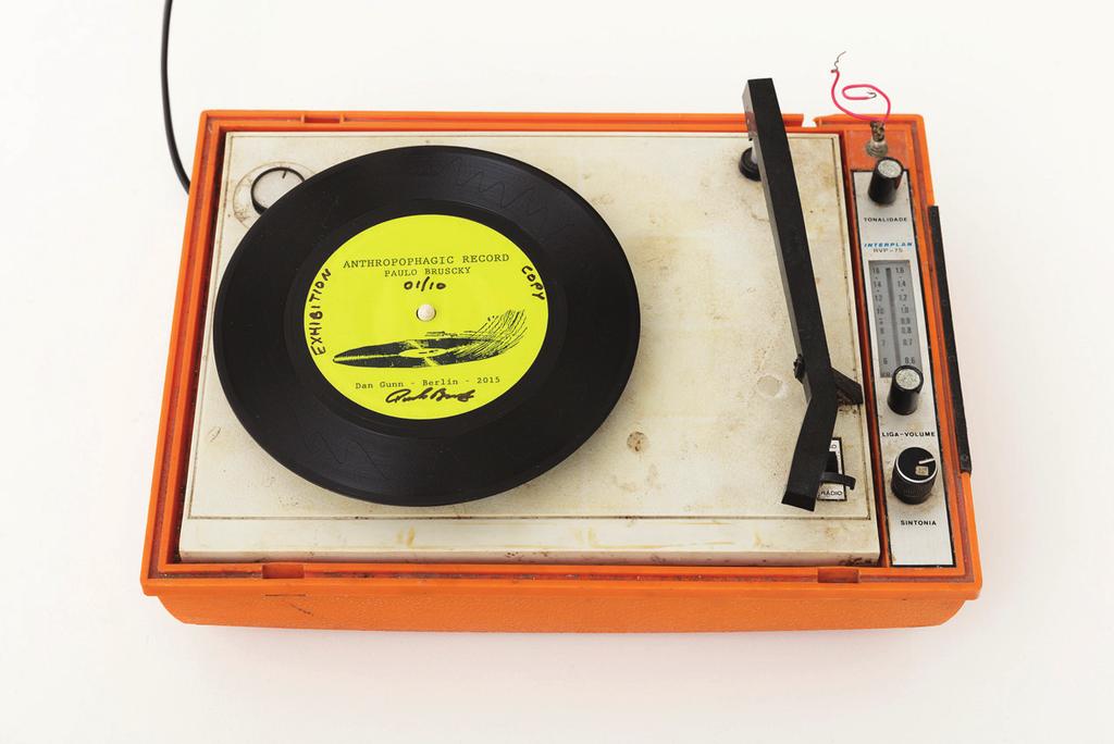 Untitled, 1984 / 2015 record, record player and original project on paper