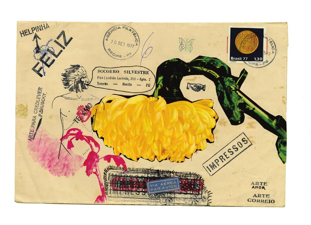 Untitled, 1977 stamp and collage on