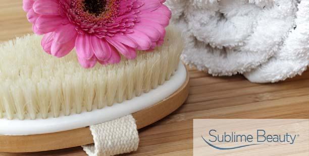 Sublime Beauty gift ideas THE PORTABLE SKIN BRUSH AND A BOTTLE OF NATURAL PHYTOCERAMIDES TOGETHER Improve skin on the INSIDE and the OUTSIDE with this gift pack!