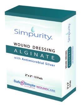 When packed in a wound, the alginate interacts with wound exudate to form a soft gel that maintains a moist healing environment.