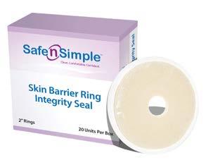 Individual Seals, 20 Box SNS68002 2 A4385 Under the pouching system: The skin barrier arcs can be placed directly on the irritated skin around the stoma to create a smooth platform to adhere the