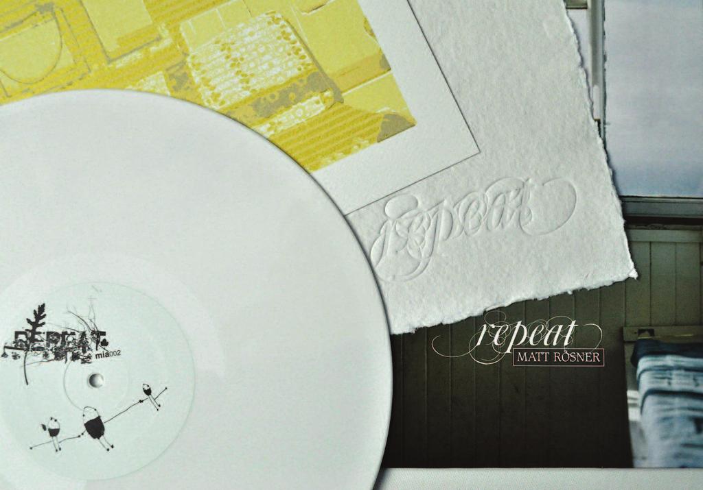 Repeat, 2010, 12 vinyl record UK, Australia, Germany Special Art Edition in white vinyl with cover bearing a golden