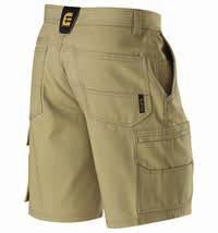 Double layer reinforced back hip pockets with additional welt pocket.