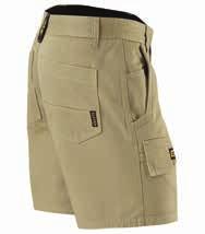 Style: E1200 / Colours:, Sizes: 77R-112R AeroCool Ripstop Shorts (E1270) Modern articulated fit with contoured