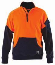 Style: E1610ST / Colours:, / Sizes: XS-5XL ELEVEN WORKWEAR Hi-Vis Waterproof Spliced Jacket with 3M