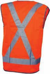 Day/Night Safety Vest (DNV06) Twin touch tape closure.