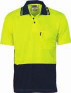 Style: 3811 / Colours:,, Green, / Sizes: S-5XL, 7XL DNC Hi-Vis Light Weight Vented Shirt (3840) 155gsm Hi-Vis