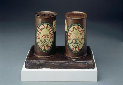 Title: Painted (Ale Cans) Date / Period: 1960 Artist: Jasper Johns Inv.N: ML 01439 Medium: Painted bronze Size: Size: 14 x 20.