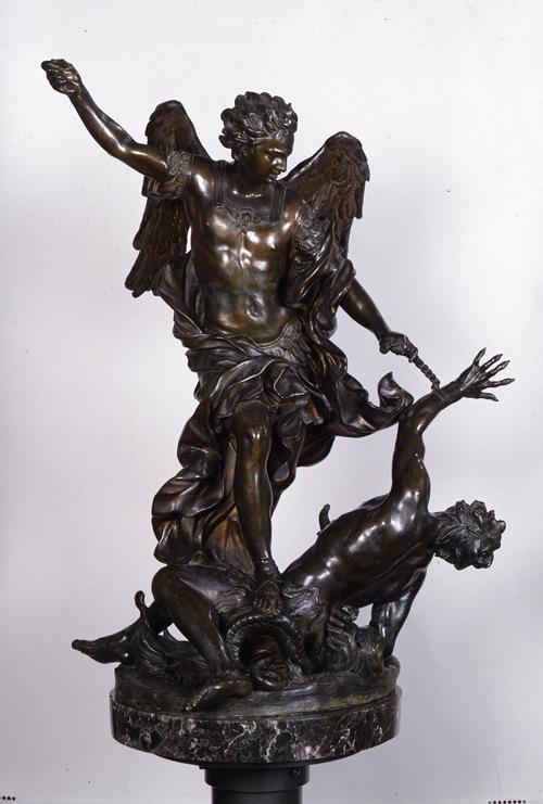 Title: St Michael Overcoming the Devil Date / Period: c. 1647 Artist: Alessandro Algardi cast by Domenico Guidi Inv.N: Inv. 1504 Medium: Size: H.