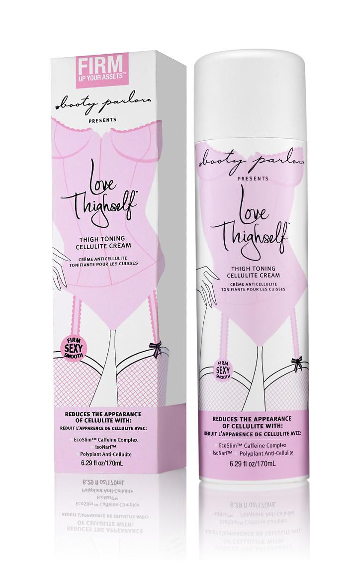 love thighself THIGH-TONING CELLULITE CREAM The time has come to Love Thighself! Ditch those dimples and reveal your oh-so-sexy thighs with our Thigh-Toning Cellulite Cream.