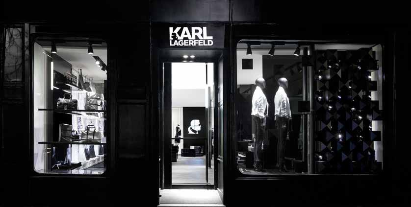 Karl Lagerfeld s design sensibilities extend beyond that of his fashion lines to transform the brand s retail locations around the world.
