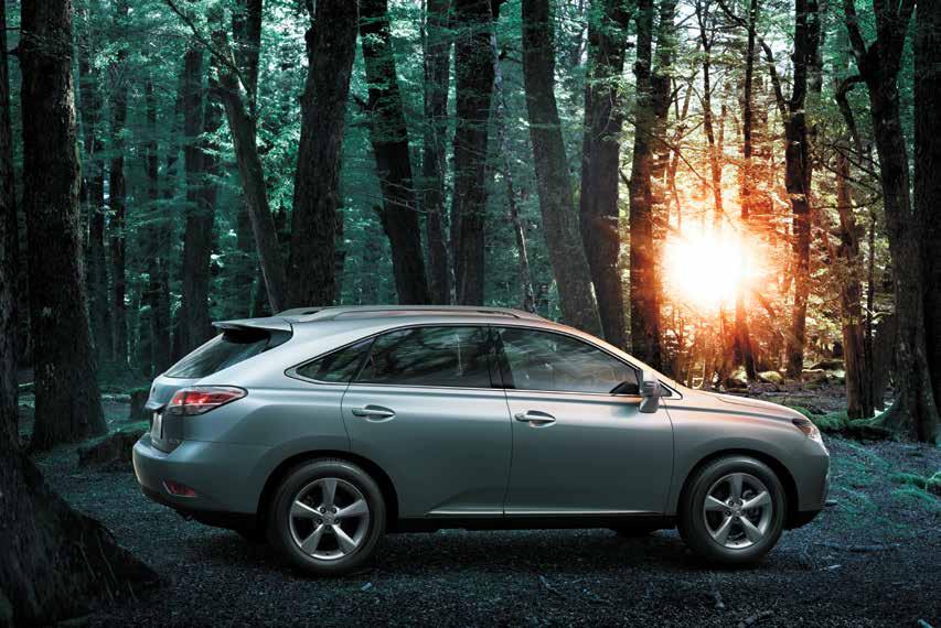 BAGS INSPIRED STYLE, LUXURY AND PERFORMANCE The Lexus RX has a