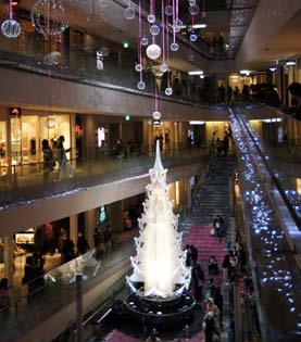 There are a number of well-established department stores including Wako, Matsuzakaya, Matsuya, and Mitsukoshi.