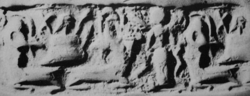 a new south-eastern iranian glyptic evidence 5 Fig. 1b: South-eastern Iranian cylinder seal from Shahdad (after Hakemi 1997: 324) 2.
