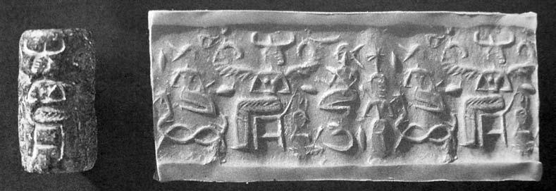 a new south-eastern iranian glyptic evidence 7 Fig. 2a: South-eastern Iranian cylinder seal from Tepe Yahya (NMI 892) Fig.