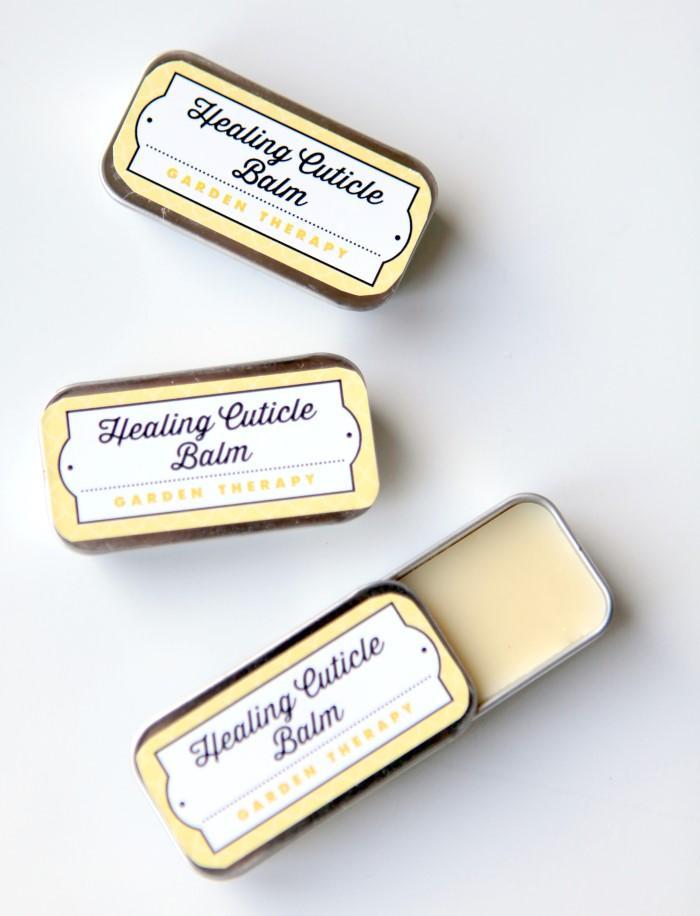 Healing Cuticle Balm Home chefs, gardeners, and just about anyone in cold climates during the winter will regularly have problems with dry, cracked cuticles.