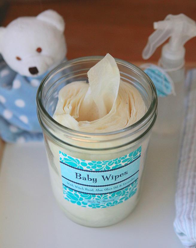 All-Natural Baby Wipes - Disposable Get rid of those stinky chemical baby wipes with this simple-to-make, all-natural recipe for baby wipes.
