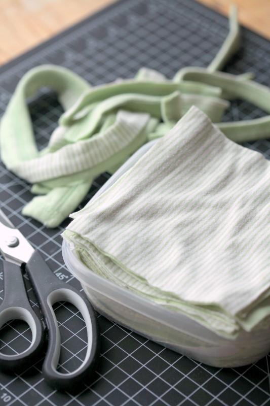 Reusable Baby Wipes To make reusable wipes, cut up a cotton receiving