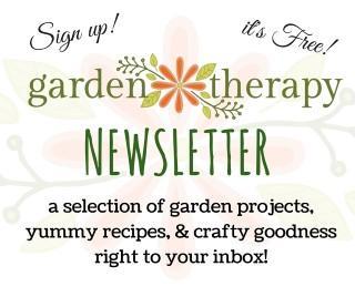 You will find hundreds more DIY garden projects, yummy recipes, and crafty goodness over at Garden Therapy. Come say, hi! You can also share your thoughts on social media.